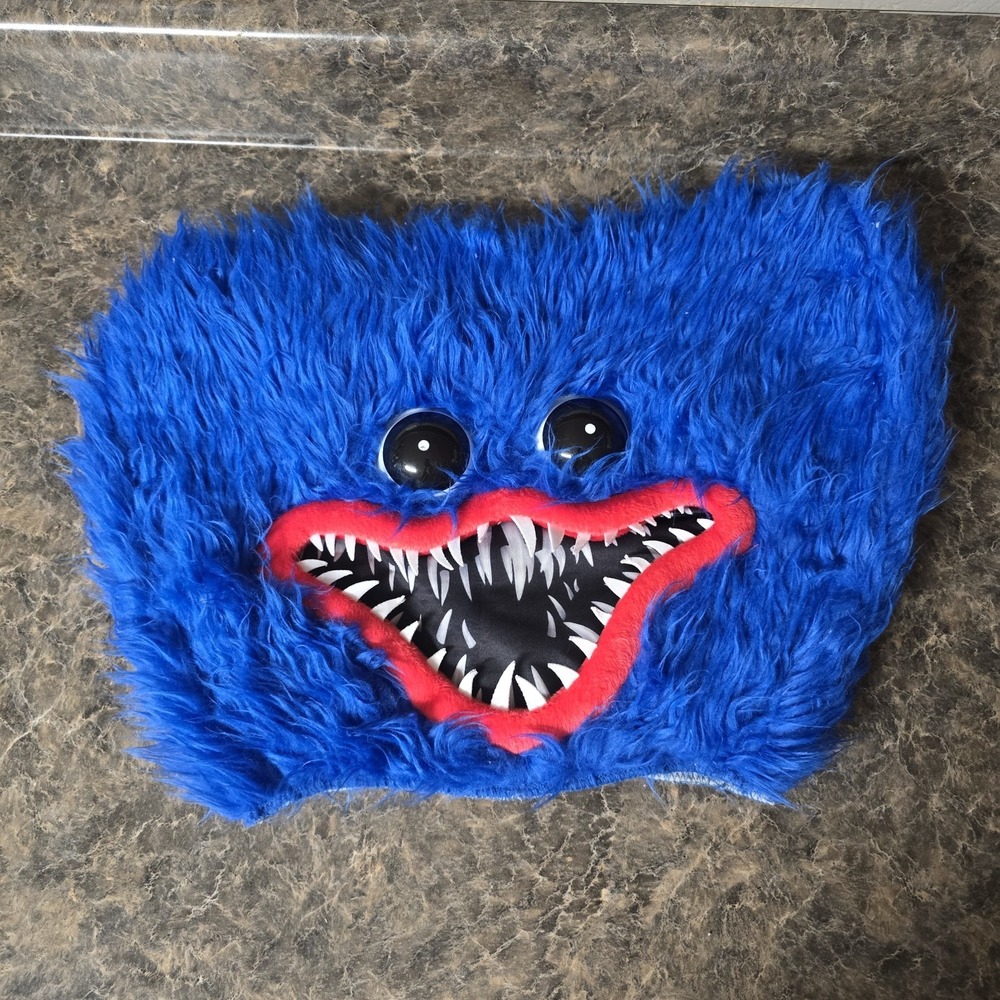 Poppy Playtime Huggy Wuggy Head Fuzzy Mask‎